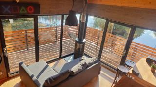 TinyHousebeiDresden 2 im Teich - Nähe Sächsische Schweiz, Dresden, mit Badeteich & Fasssauna - Großharthau - 9