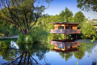 TinyHousebeiDresden 2 im Teich - Nähe Sächsische Schweiz, Dresden, mit Badeteich & Fasssauna - Großharthau - 0