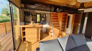 TinyHousebeiDresden 2 im Teich - Nähe Sächsische Schweiz, Dresden, mit Badeteich & Fasssauna - Großharthau - 8