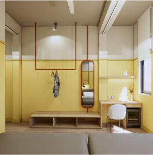 Cozy Apartment- Free for Laudry, Gym Private, CoffeBar -Desk for working- 2mins to Train St - Hanoi - 8