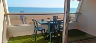 Très bel appartement accès direct sur plage, vue sur mer - 2 pièces - 4 pers - 9