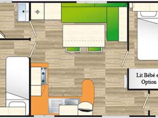 Mobil Home Confort 2 Chambres avec Terrasse - API-1-52-347 - Rives - 7