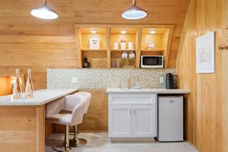 Rosé Wine Barrel Cabin - 4