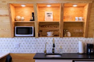 Romantic Chardonnay Wine Barrel Cabin - 5