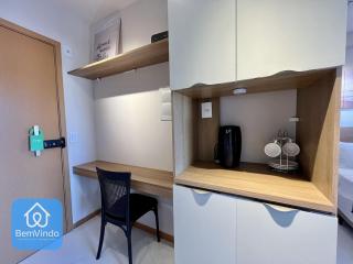 Estadia Incrível: Apartamento Decorado e Completo - 6