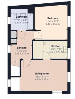 Hampton Ct River Thames village 1 bed maisonette - 3