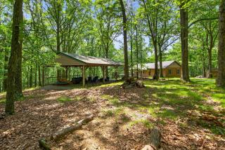 20 acres w Private Pavilion, Fireplace & Fire Pit - 9