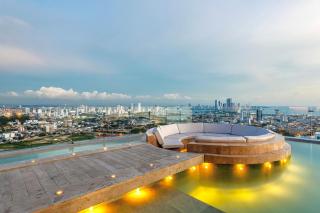 Stunning Sea View and Historic Center 20th FL/ 2BR - Cartagena - 9