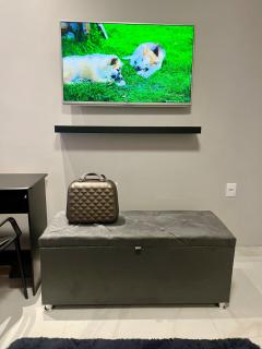 Casa Flat, Suíte, Ar-Cond, Área Gourmet e Garagem - 1