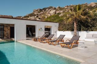 Villa Sorriso - Plaka Beach, Seaview, Pool - 1