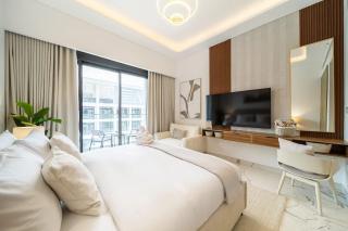 Airstay - Stylish Studio in Meydan - Azizi Riviera - Monthly Offer Available - 2