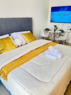 Azizi Rivieira Meydan, Dubai Luxury Studio with Burjkhalifa and Pool views - 8