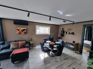 Spacious and central apartment with a private garden, Free parking and Free EV recharging - Stavanger - 7