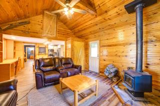 Private Lake and Dock Log Cabin, 2 Mi to Clay! - 9
