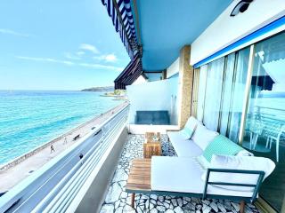 Sud Menton sea view studio terrace, superfast Wi-Fi, Fully equipped Kitchen and Netflix - Menton - 7