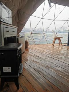 Lookout Domes for Groups upto 12, Hot tub - 3