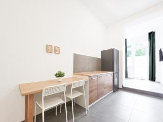 Tolstov Apartments - 3 Room Apartment - Kitchen - Dining Room - Terrace - 25 min to Messe DUS - 6