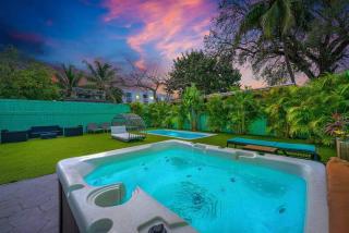 La Casa Flora Private Poolhot Tubsleeps 18 - Miami - 9