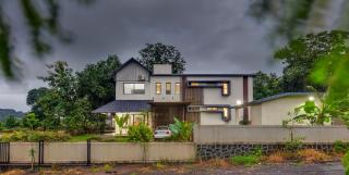 SaffronStays Fernshade - 3BR Khopoli retreat, patio, lawn picnics & riverside walks, quick Mumbai access via Atal Setu - 0