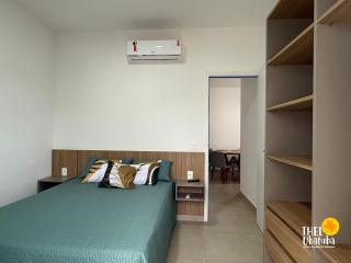 Apto 6 pessoas com piscina e sauna – Praia Grande - 6