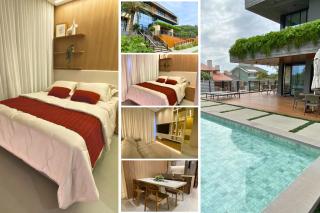 Studio Premium Torres-RS - Menos de 150m do mar - Smart Tv - Wifi - Churrasqueira - Ar condicionado - Piscina - Garagem para 01 carro - Aceita Pet - 0