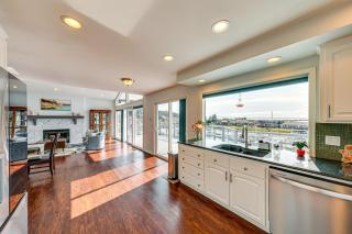 Waterfront Home with Dock and Hot Tub in Oak Harbor! - 1