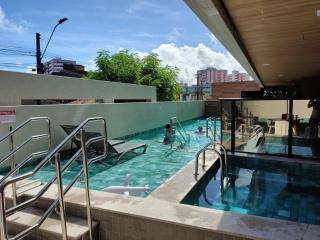 Apart Vista-Mar - Piscina e Academia - 0