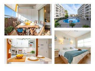Salou apt a 300m playa,Portaventura, parking, piscina,Wi-fi - 0