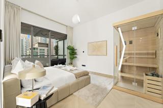 Luxury 5BR Penthouse in Marina l Private Jacuzzi & Sauna - 9