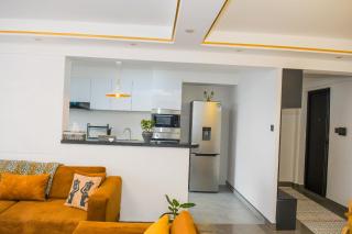 executive fully furnished three bedroom apartment with DSQ ,Gym, children play area, rooftop football pitch, coffee house, restaurant, garden in kileleshwa - 6