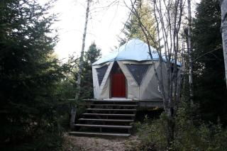 Yurt Nestled in Nature on Community in Nova Scotia, Canada - 2