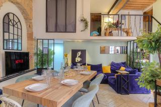 Secret Loft - Au cœur de Lyon avec home cinéma & clim - 9