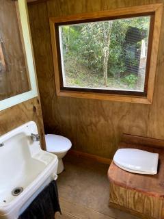 Off-Grid Bell Tent Glampsite Overlooking Creek, with Outdoor Fireplace in Waikato, New Zealand - 5