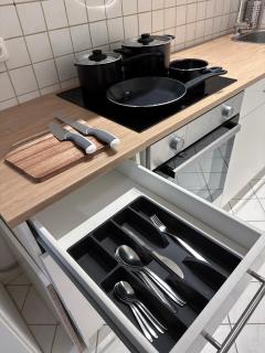 Apartment with kitchen, bed, sofa - 8