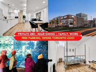 5mins Shopping, Stylish Modern 2BR Kitchen Suite in Markham - 8