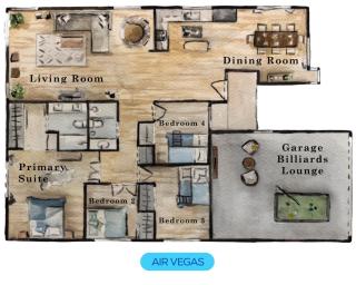 AIR VEGAS Heated Pool, Pool Table, 15 min STRIP - Las Vegas - 5