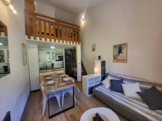 Duplex 3 pièces avec mezzanine, parking et balcon exposé sud sur les pistes - FR-1-266-64 - Montgenèvre - 0
