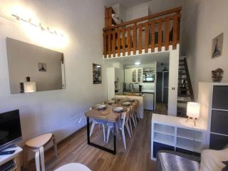 Duplex 3 pièces avec mezzanine, parking et balcon exposé sud sur les pistes - FR-1-266-64 - Montgenèvre - 2