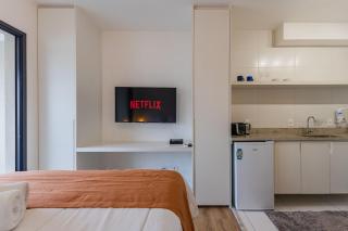 Studio com coworking, piscina e vista da cidade - 2