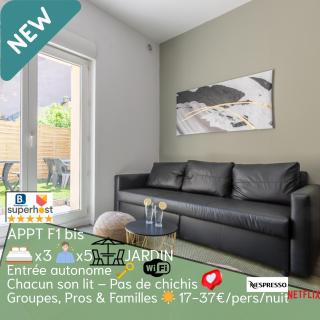 1 STUDIO & 5 APPTS - 1 à 4 lits - 1 à 7 pers - max 31 pers - 1 immeuble - Confort, Flexibilité ------ ENGLISH - 1 STUDIO & 5 APTS - 1 to 4 beds - 1 to 7 guests - up to 31 - same building -- Cattenom - Hayange - 7