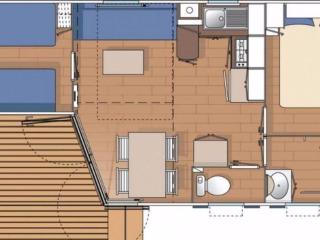 Mobil Home avec Terrasse pour 4 personnes - API-1-52-483 - Moncrabeau - 4