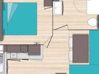 Mobil-home cosy avec terrasse à Royan - API-1-52-317 - 6