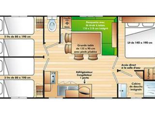 Mobil-home spacieux avec terrasse pour 6 personnes à Saint-Maime - API-1-52-487 - Saint-Maime - 4