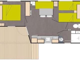 Mobil-home confortable avec terrasse à Saint-Maime - API-1-52-552 - Saint-Maime - 6