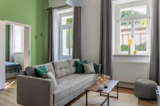 CoView - Design Apartment mit vollausgestatteter Küche, Terrasse, eigenem Zugang, Highspeed Wlan - Dresda - 9