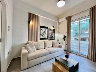 1BR Warm and Earthy apartment in Athens with AC - Athen - 0
