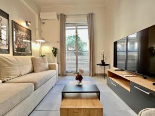 1BR Warm and Earthy apartment in Athens with AC - Athen - 9