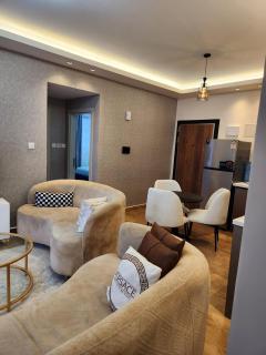 elegant executive fully furnished three bedroom apartment with ample parking space, swimming pool fully equipped gym children playing ground and amazing city views - 5