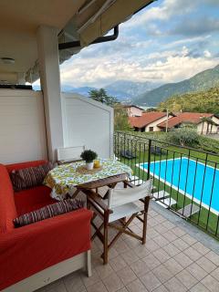 Duplex with terrace , pool, 2 bedrooms - Lenno - 8