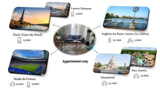 Appartement privé à 15mn de Paris et proche Enghien les bains - 4